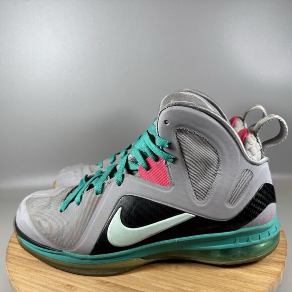 S Nike LeBron 9 P.S. Elite South Beach Men’s Size 9.5 OG‎ 516958-001 Teal Pink main image 7